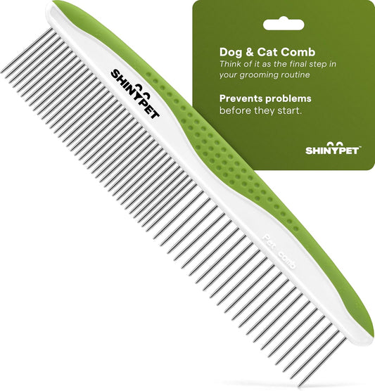 Gentle Detangling Pet Grooming Comb for Dogs & Cats – Removes Knots, Tangles & Loose Fur